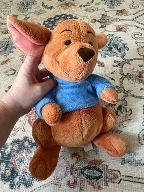 Disney Store Exclusive Roo Winnie the Pooh Blue Shirt Plush 11”